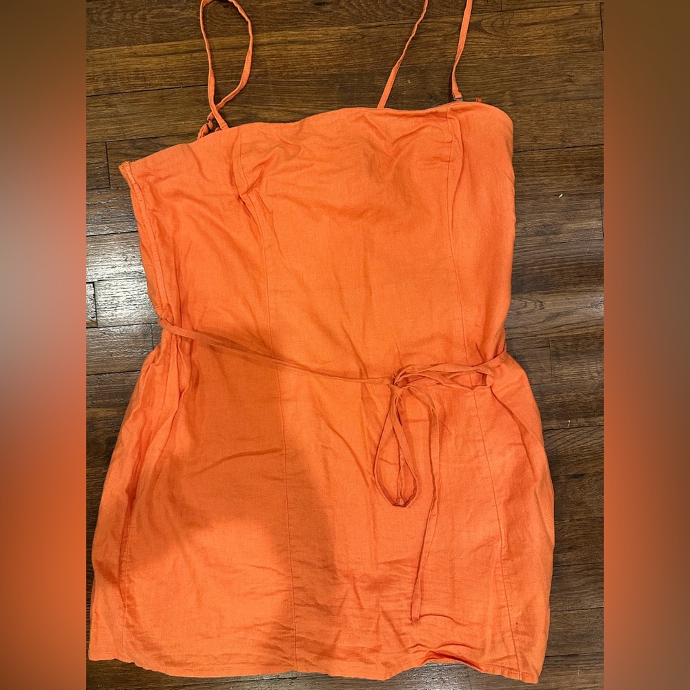 Abercrombie & Fitch Vibrant Orange Top